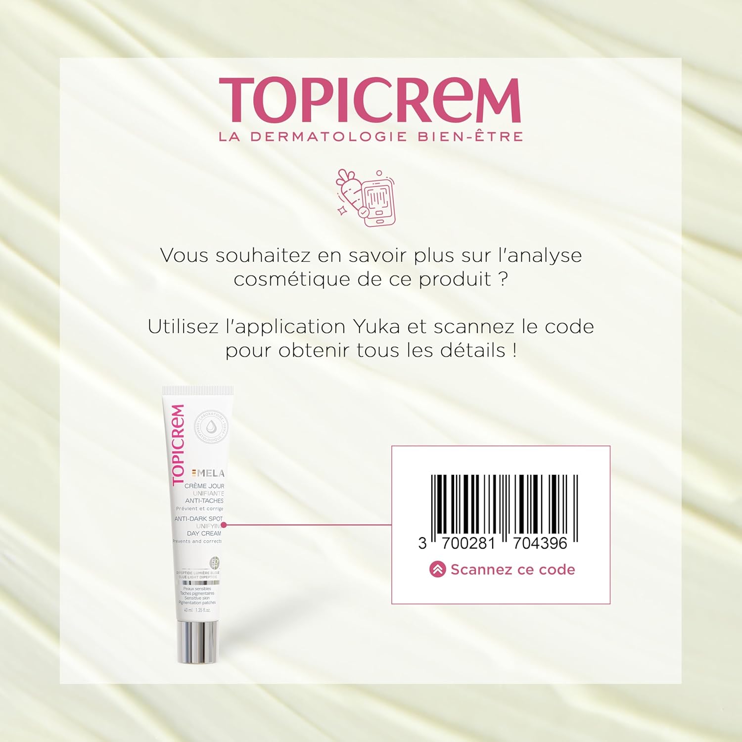 TOPICREM MELA Crème jour unifiante anti-tâches 40ml – Image 2