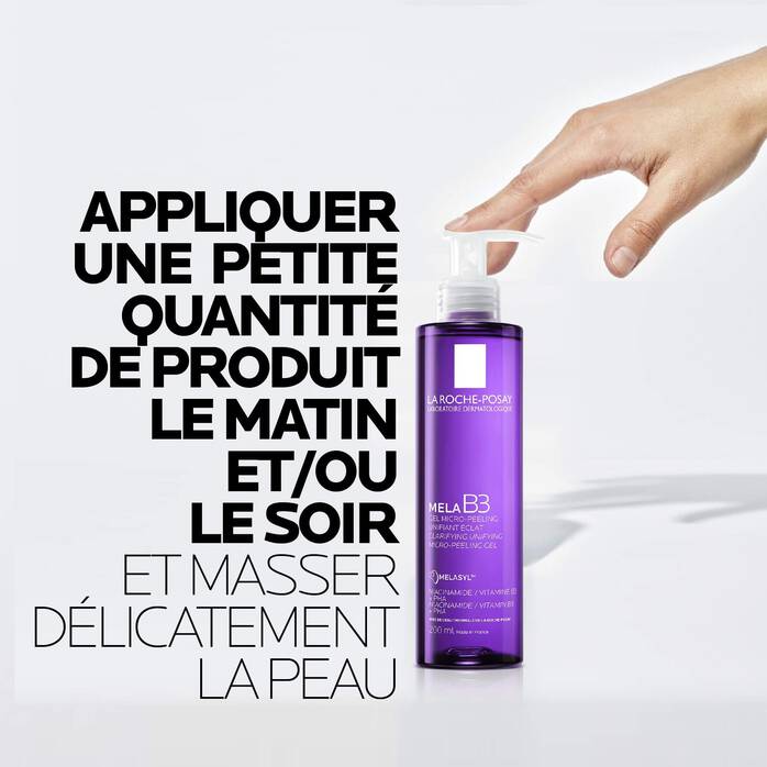 LA ROCHE-POSAY MELA B3 gel micro-peeling anti-taches Eclat 200ml – Image 4