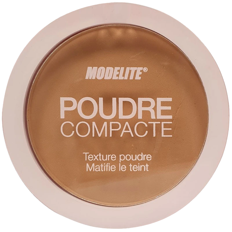Modelite Poudre compacte matifiante beige dorée 10 g