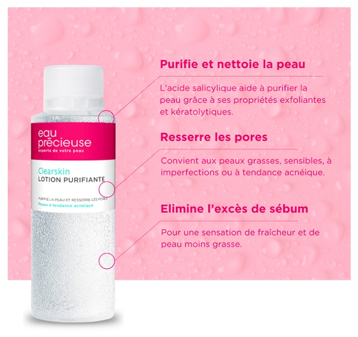 Eau précieuse Clearskin lotion purifiante 375ml – Image 2