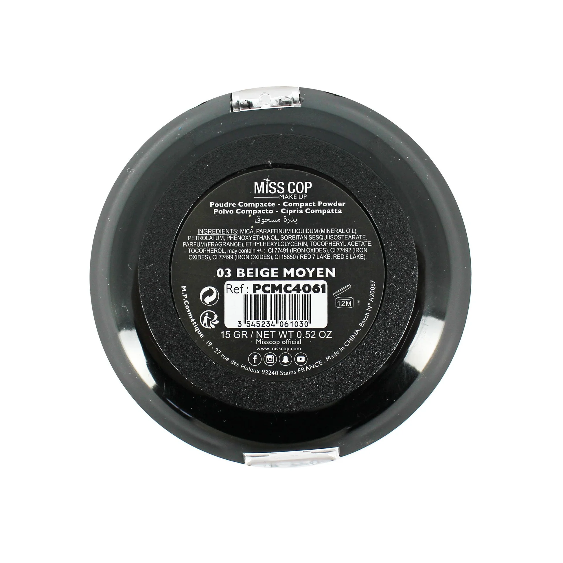 MISS COP Poudre compacte Beige 03 – Image 2