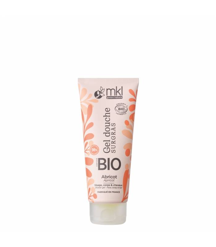 MKL Green Nature Gel douche surgras BIO Abricot 200 ml