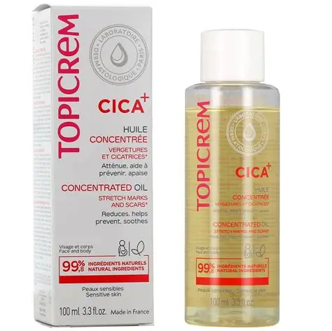 Topicrem CICA+ Huile concentrée vergetures et cicatrices 100ml