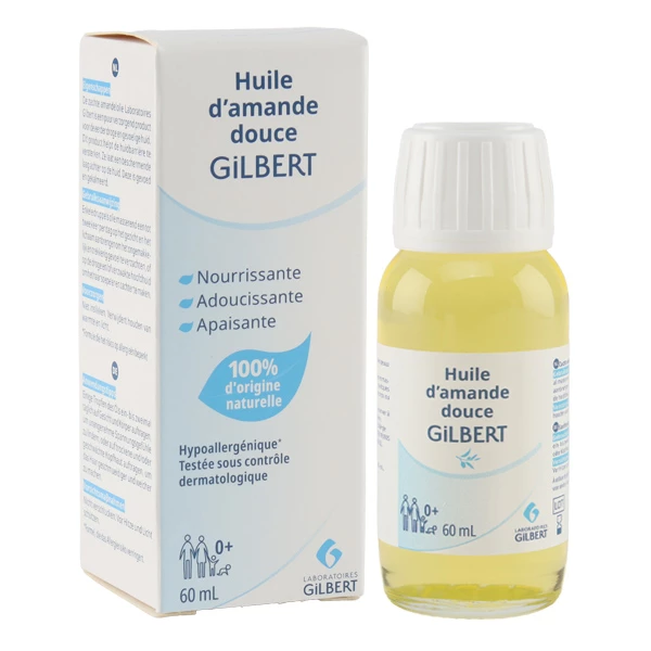 Gilbert huile d'amande douce 60ml