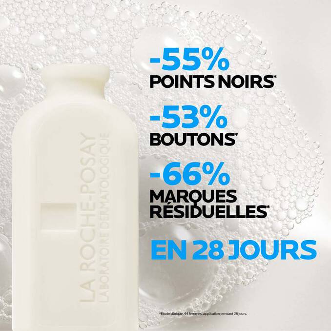 LA ROCHE-POSAY Effaclar Pain dermatologique anti-imperfections 65g – Image 3